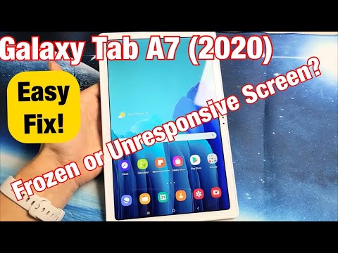 Galaxy Tab A7 (2020) : 화면이 멈추거나 응답하지 않습니까? 다시 시작할 수 없습니까? 결정된!