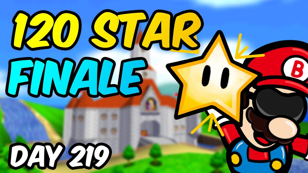 BLINDFOLDED SM64 - 120 Star (Day 219)! TOMORROW 120 STAR!