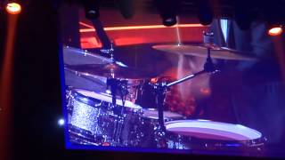 Josh Groban DRUMS & VOCE Clips and DREAM ON Christian Hebel & Groband Auburn Hills 10/23/2013