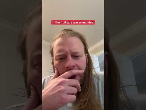 He’s stuck in a loop #fruitguy #javascript