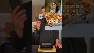 HIGH PROTEIN PIZZA MEAL PREP (4 SERVINGS) #diet #fyp #weightloss