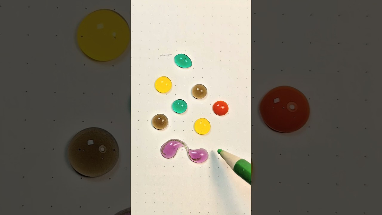 Весёлые цвета, капли воды ♉😱 