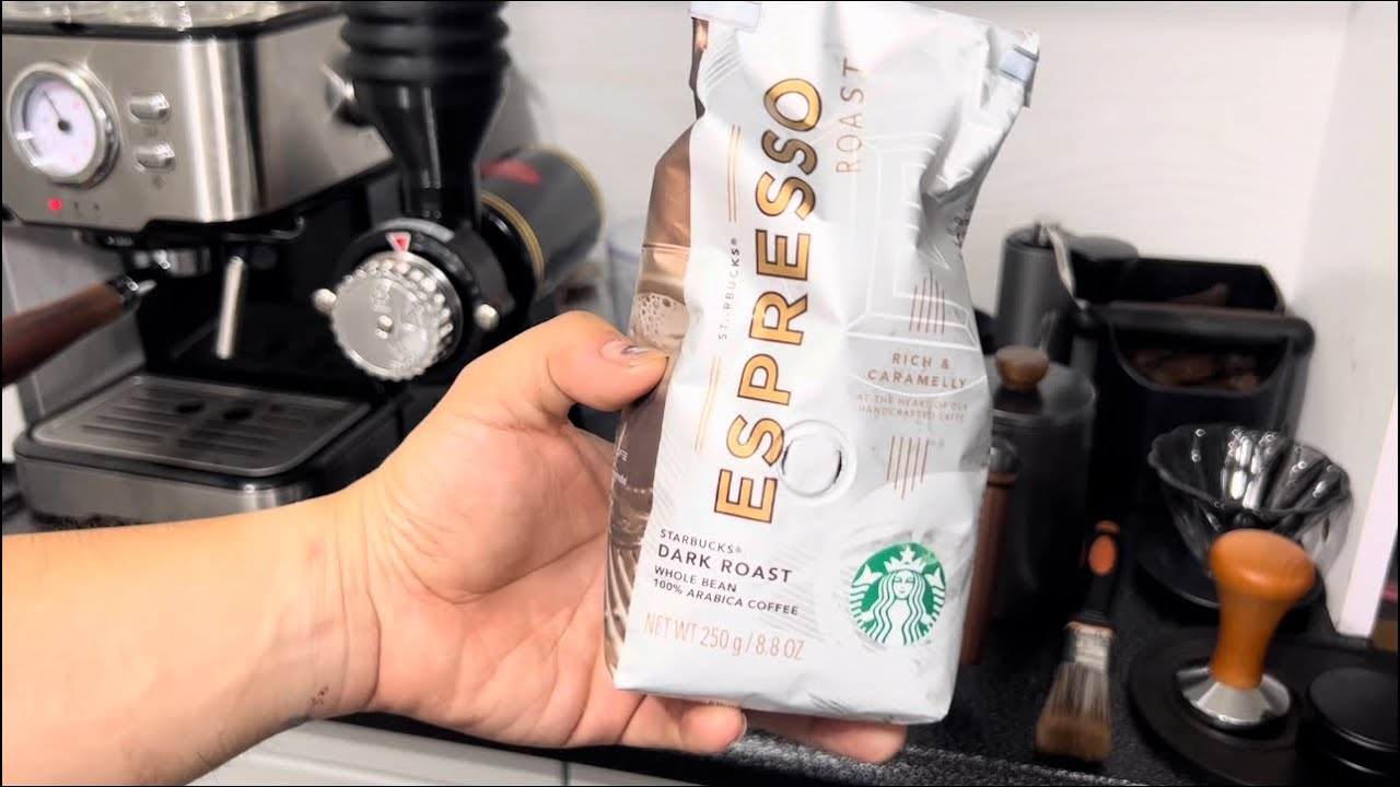 Trying Out Starbucks Espresso Blend + Naked Portafilter Review from