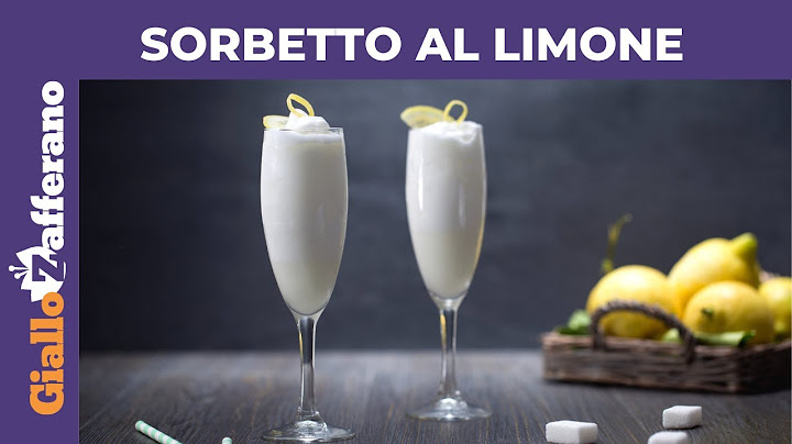ITALIAN LEMON SORBET: easy recipe (with and without ice cream maker)