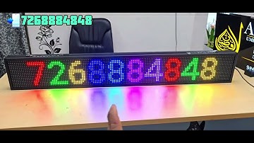 Led Scrolling Display Manufacturing #advertising #digitalboard #led #controller #pixelcontroller 