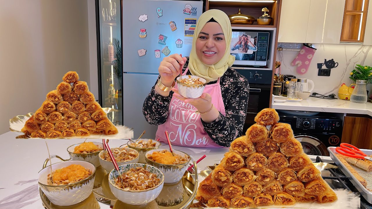 ‏بسبب العزومة دي عملت لهم الحلو كله