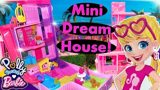 Polly Pocket Barbie Dreamhouse Compact Unboxing & Review