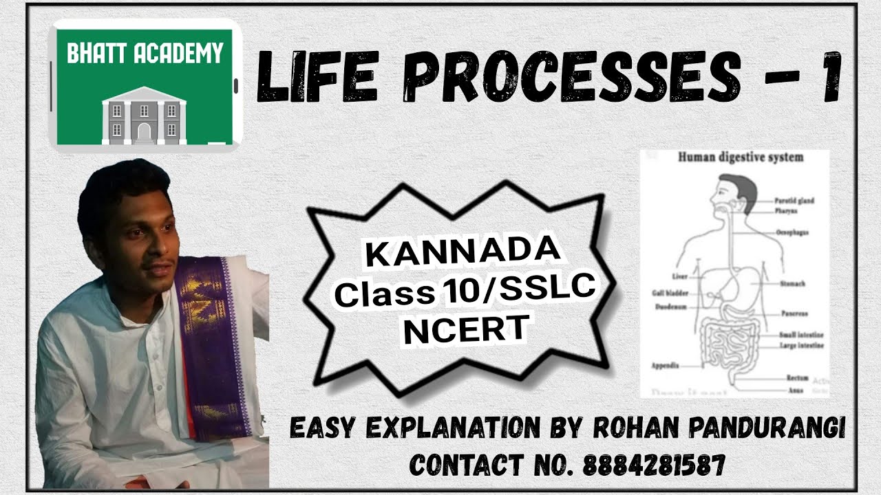  Nutrition Life Processes (Part1) Explained in Kannada Class 10