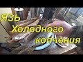 ЯЗЬ ХОЛОДНОГО КОПЧЕНИЯ дымогенератором Хобби Смок/Hobbi Smoke 3.0 Весь процесс от засолки до пробы.