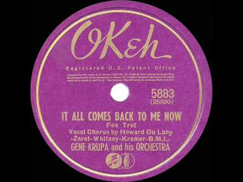 It All Comes Back To me Now Video