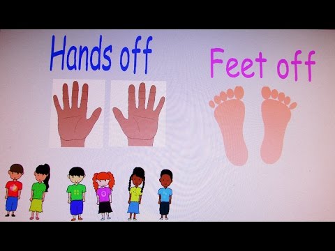 ⁣Hands off Feet off