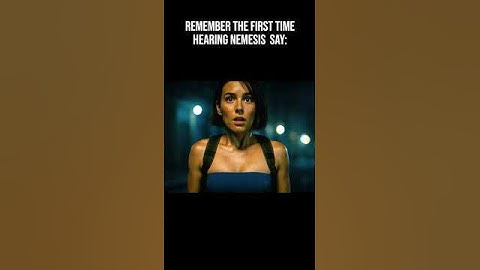 Resident Evil 3 Nemesis Reveal #fanmade #RE3 #residentevil #nemesis #ai #jillvalentien #horror