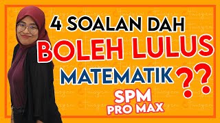 4 SOALAN WAJIB BUAT!!!!! UNTUK LULUS MATEMATIK SPM screenshot 1