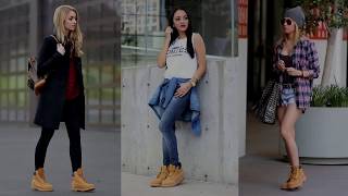 tendencias 2018 Outfits con botas timberland mujer | Vestidos de moda - YouTube