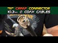 How to install N Crimp Connector for Coaxial Cable (10mm/.400")