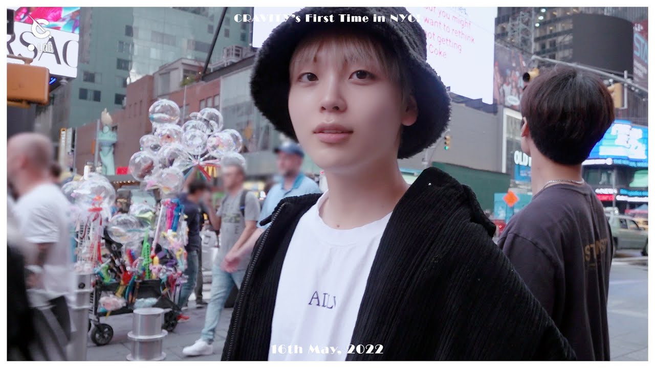 [C-LOG] 크래비티 뉴욕 첫날 브이로그🇺🇸🗽 (CRAVITY's First Time in NYC!) l CRAVITY (크래비티)