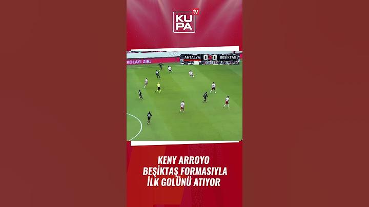Keny Arroyo ilk golünü kaydetti! | Antalyaspor - Beşiktaş | Ziraat Türkiye Kupası