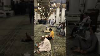 جولة تليفزيون اليوم السابع داخل أروقة المسجد النبوى بين الحجاج