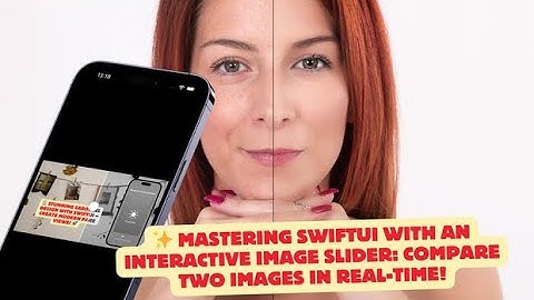 ✨ Mastering SwiftUI with an Interactive Image Slider: Compare Two Images in Real-Time!
