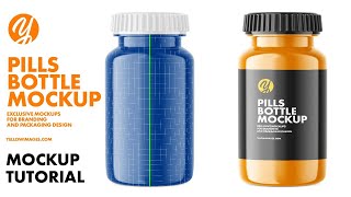 How To Create  Jar Mockup Tutorial Yellow Images in Photoshop | Photoshop Mockup Tutorial