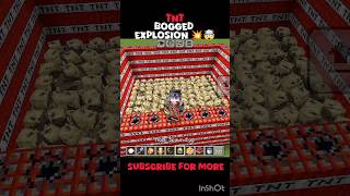 Minecraft Bogged TNT Chaos 💥🤯 #minecraft #shorts