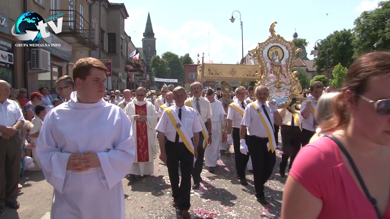 Bożw Ciało 2018 r w Lubaczowie