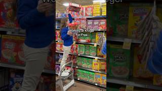 I got caught working at the grocery store for free