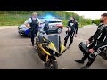 Policier en colere  r1 crash  2000 ch de sportive ride de lextrme