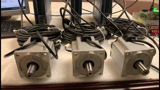 Servo Motor Kits with EtherCAT Motion Control Card Testing