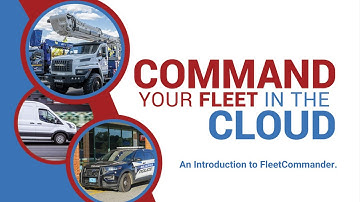 Introduction to FleetCommander is designed for driver end users of Agile Fleet