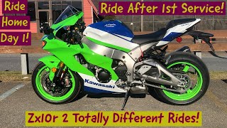 2024 zx10r! 2 very different rides.