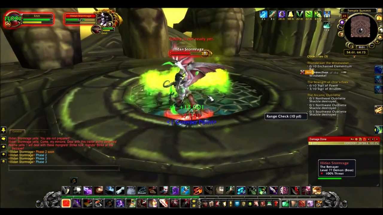 BT - Rogue Solo Illidan (Level 90)