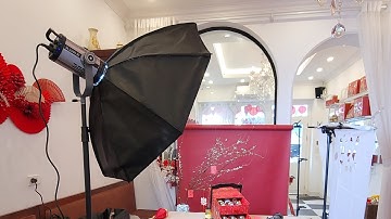 Hướng dẫn lắp softbox bát giác 95