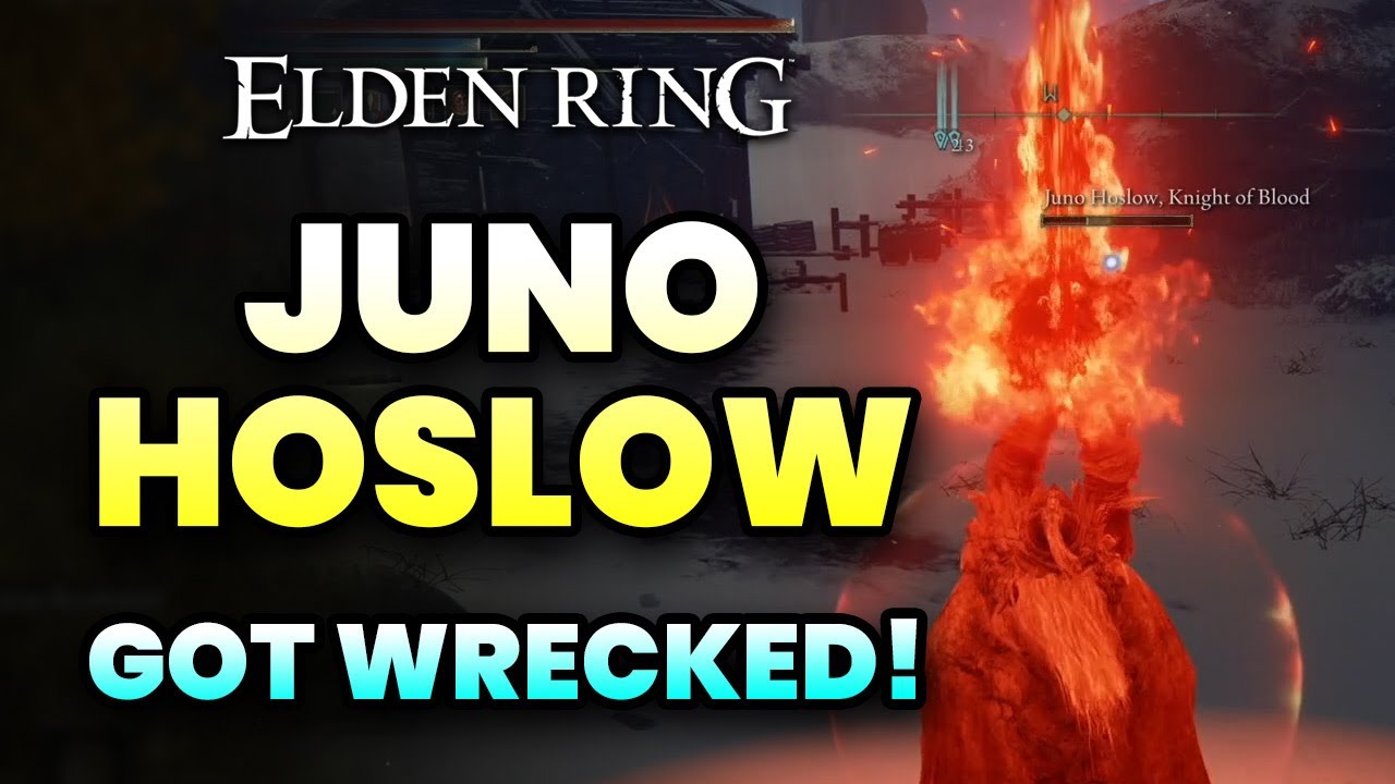 Guide: Beat JUNO HOSLOW EASILY *No Cheese* (NG+) - Elden Ring Tips