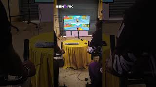 cycling game installation