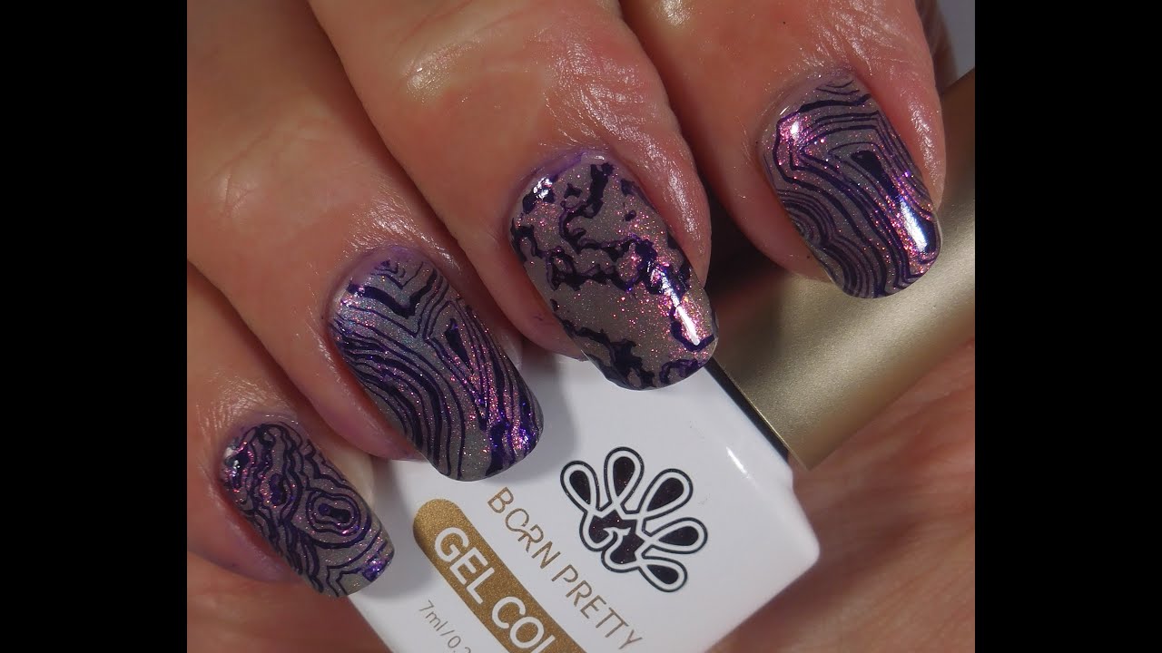 Born Pretty 02 9D Glass Cat Magnetic ~ Bundle Monster / Chic Peek BM-XL476 & Maniology Violet Waves