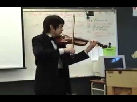 [Pre Debut] Benji (B.I.G) Playing Violin in 2008