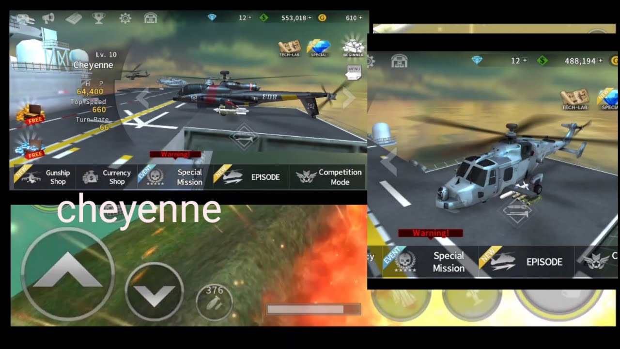 Gunship battle: Two best t8 helicopter