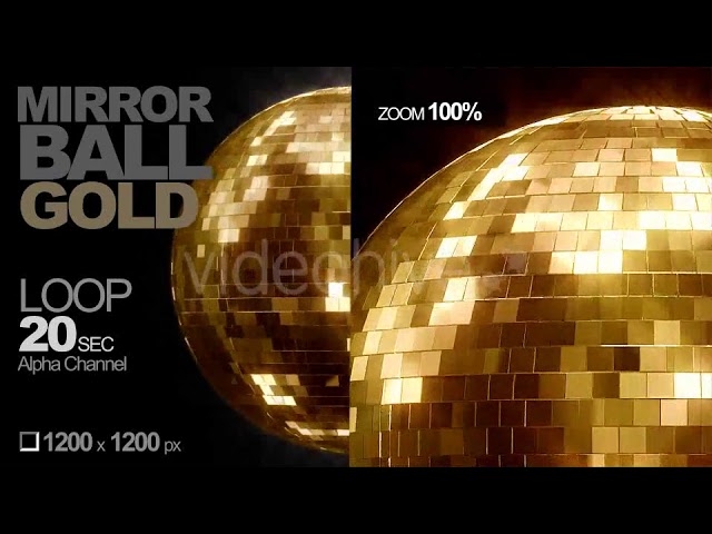 Дзеркальна куля EUROLITE Mirror Ball 40cm (gold)