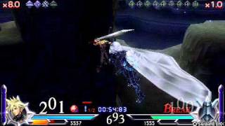 Cloud vs. Golbez (my best assist game) Dissidia Duodecim