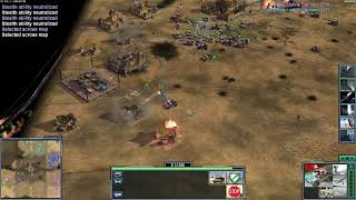 C&C Generals  Zero Hour 3 Vs 4, No Commentary, Stream