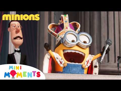 King Bob is ADORABLE 👑🧸 | Minions | Mini Moments