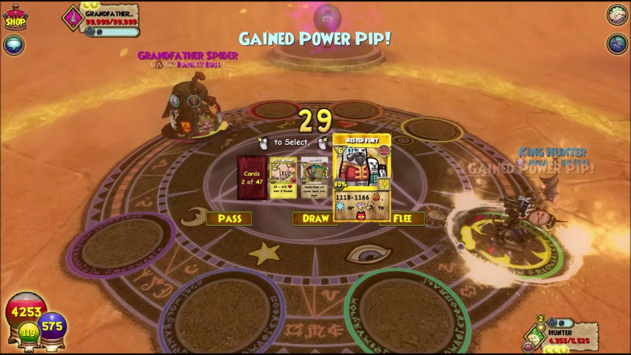 Wizard101 Final Mirage Boss solo Old Cob Grandfather Spider (Balance)