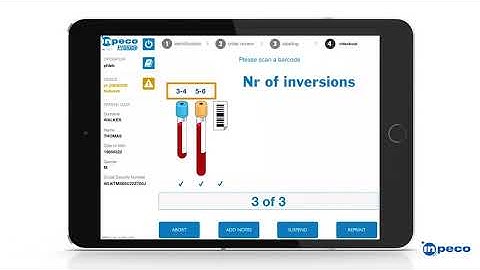 Inpeco ProTube™- Correct order of draw (step 3)