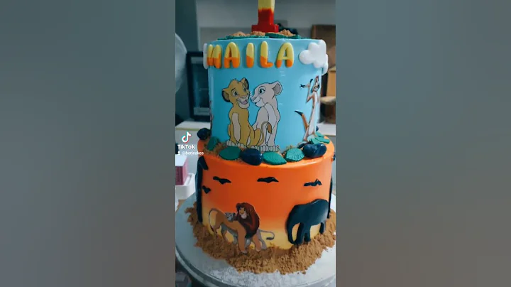 #lionking #simba themed cake #cakedecorating #cakedesign