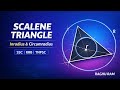Scalene Triangle Inradius & Circumradius | SSC RRB TNPSC Maths | Easy Tricks | Instructor:Raghu Ram
