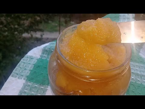 Asan üsulla heyva ceminin hazırlanması. Quince jam. Ayva.