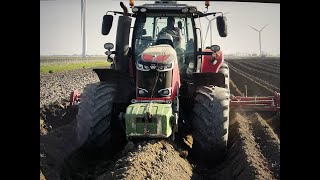 Sykes Produce: Potato Planting, near Swinefleet Common, East Yorkshire, England.