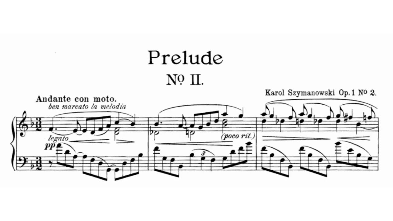 Szymanowski - Prelude op.1 no.2 (Auretti)
