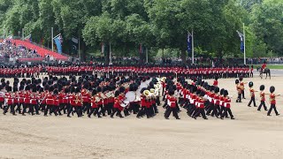 The Massed Bands Of The Household Division - Major General's Review Trooping The Colour 2022